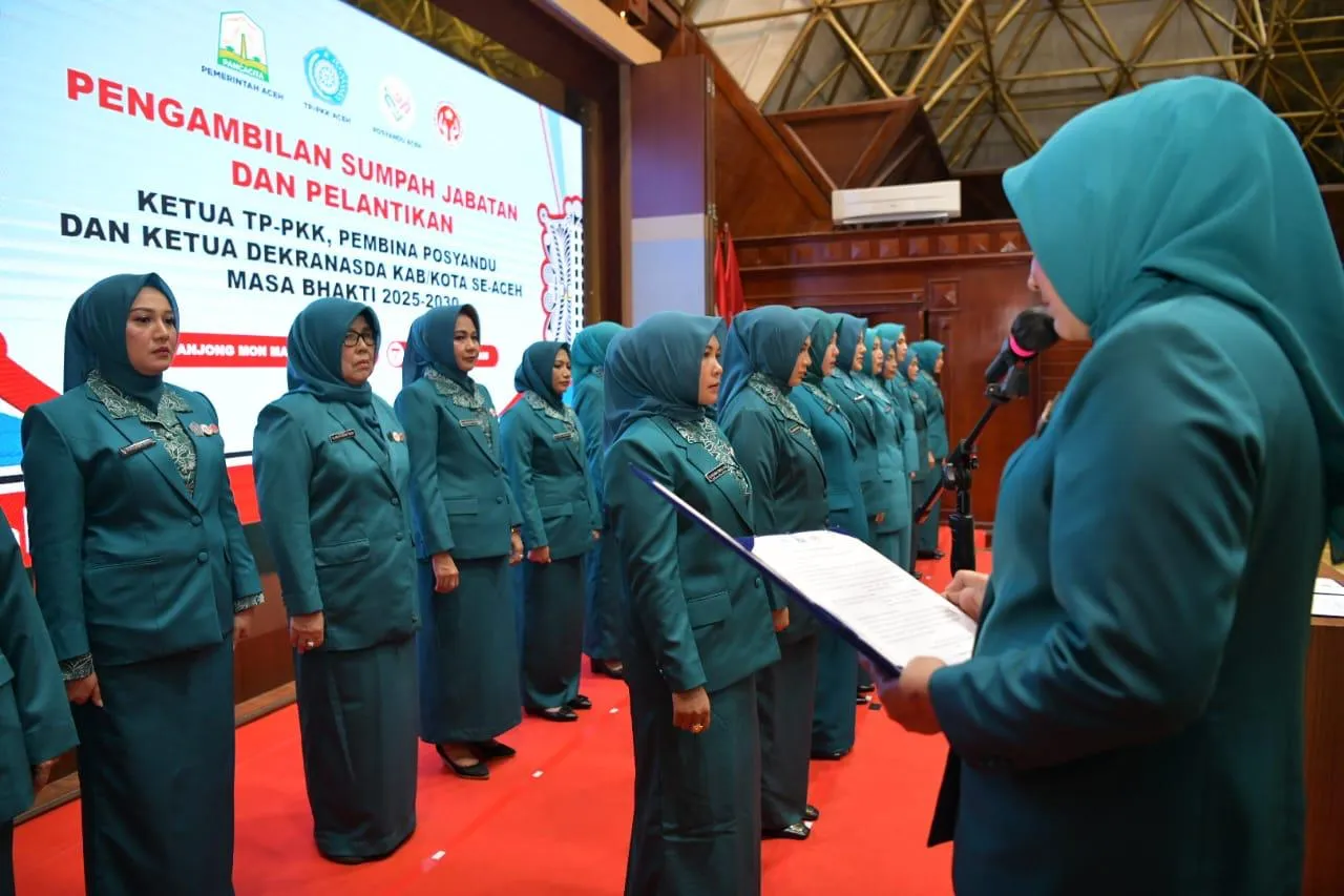 Marlina Lantik Ketua PKK, Pembina Posyandu, dan Ketua Dekranasda Kabupaten/Kota