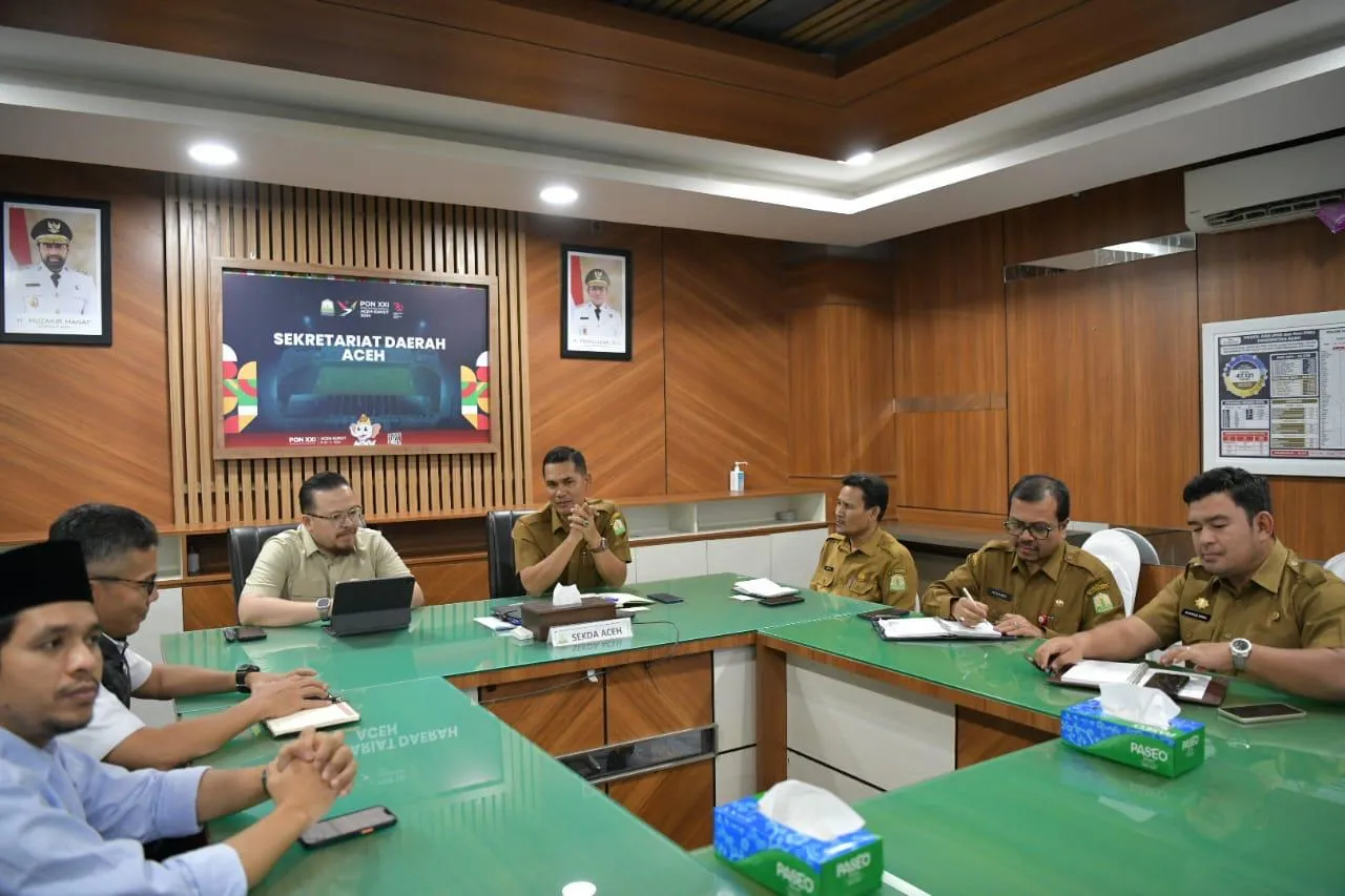 Plt Sekda Sambut Kedatangan Staf Khusus Menteri Ekraf, Bahas Kerja Sama Pengembangan Ekonomi Kreatif di Aceh