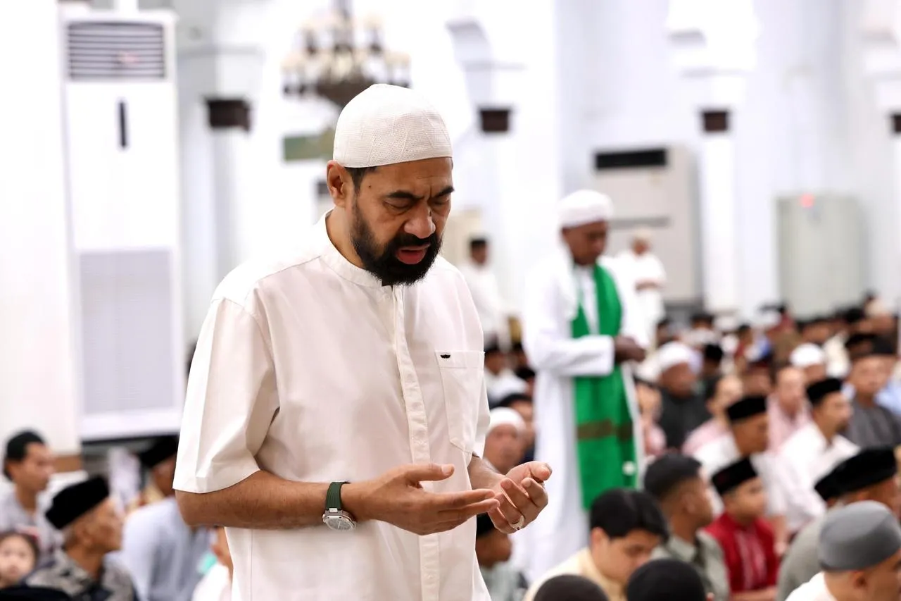 Mualem Salat Idul Fitri di Masjid Raya Baiturrahman Banda Aceh