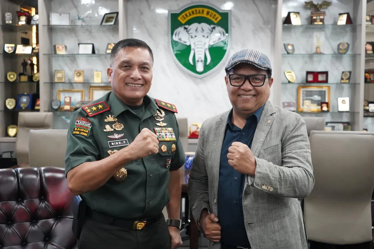 Rusli Bintang Siap Realisasikan Kerjasama Kodam IM dan Unaya