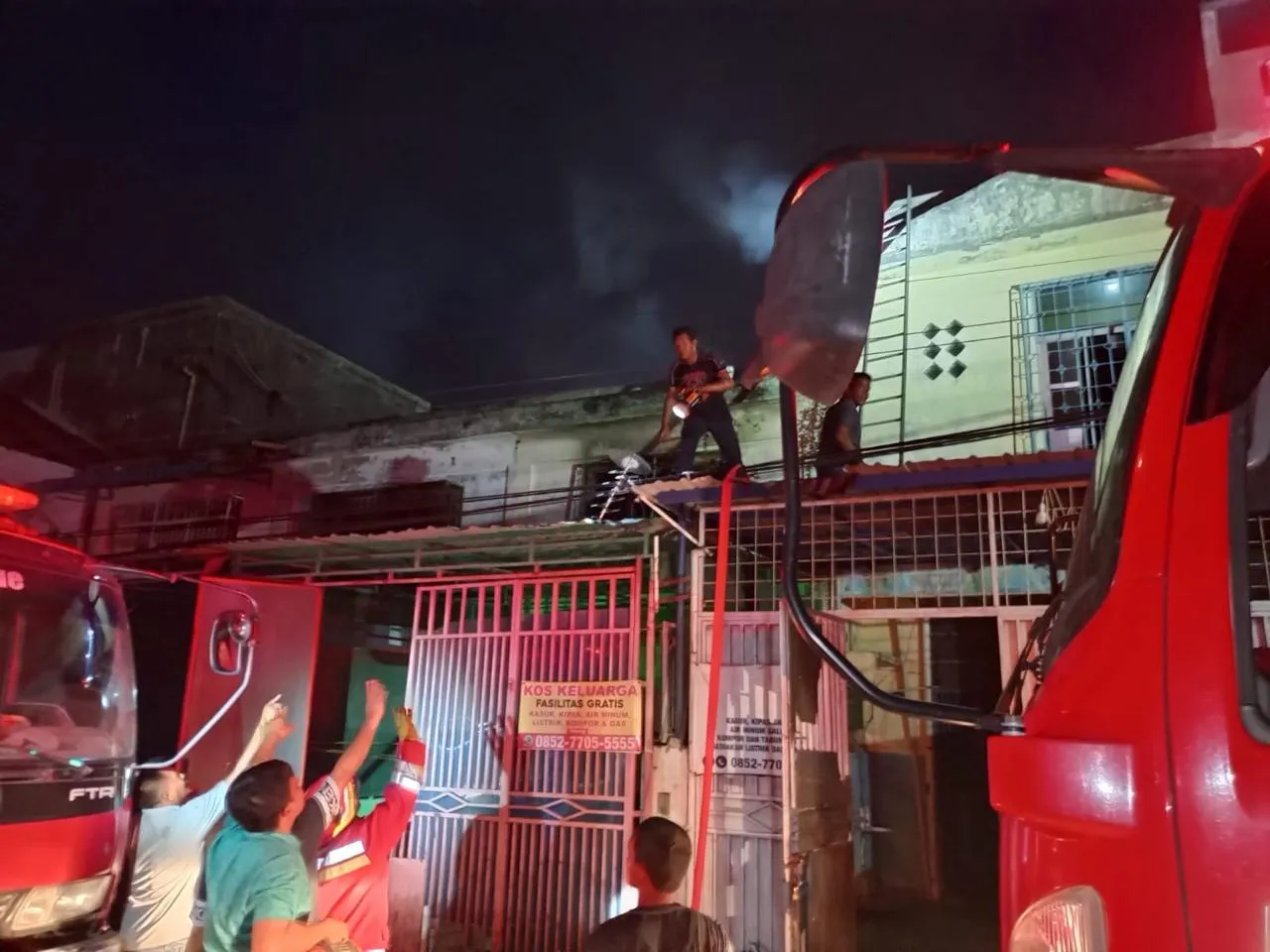 Kebakaran Landa Gampong Mulia Banda Aceh, 8 Unit Ruko Terdampak