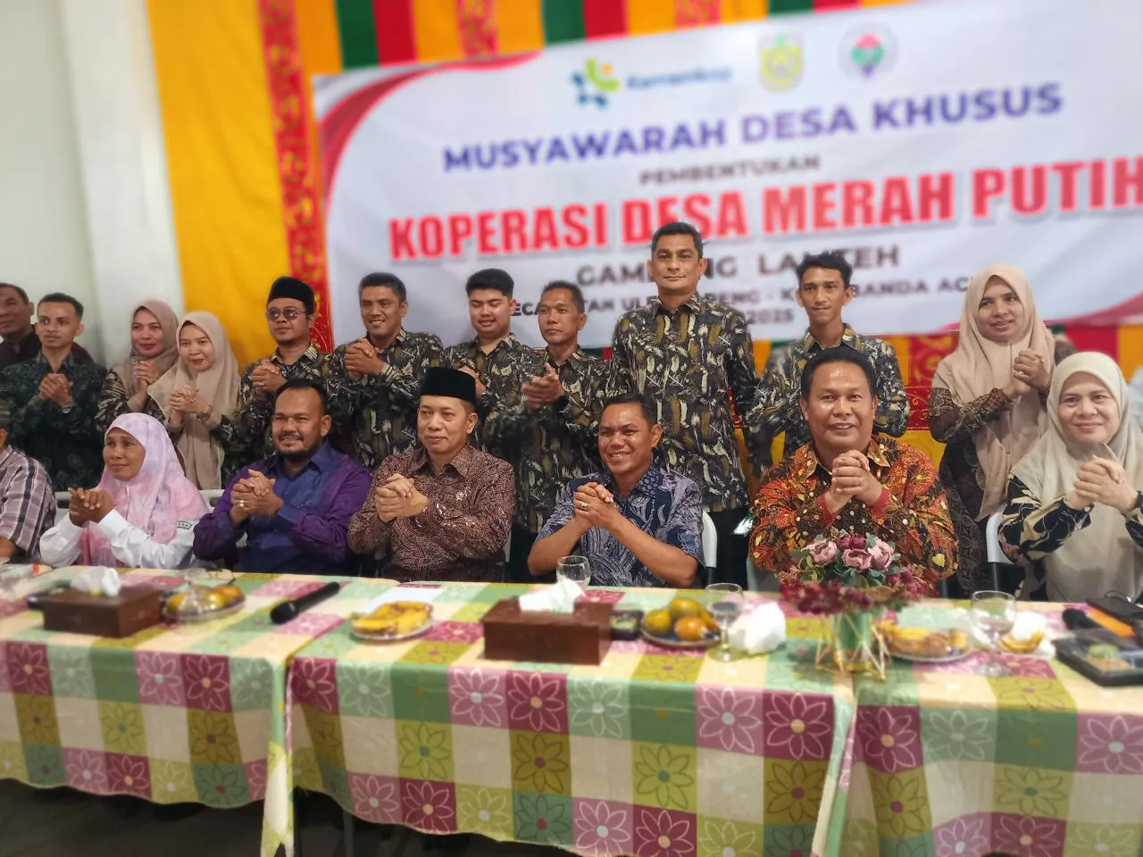 Wakil Menteri Koperasi Hadiri Musyawarah Pembentukan Koperasi Merah Putih di Gampong Lamteh