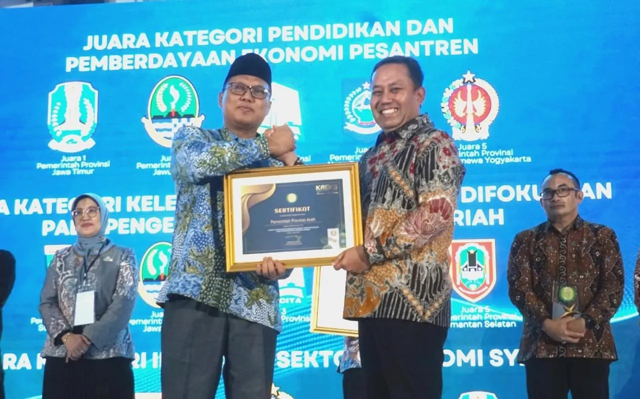 Pemerintah Aceh Raih 6 Kategori Anugerah Adinata Syariah 2025