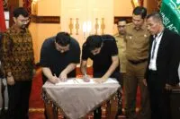 Pemerintah Aceh Teken MOU Kerjasama Pembangunan Pabrik Pengolahan CPO Jadi Minyak Goreng