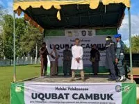 Dua Terpidana Jarimah Maisir Dicambuk di Jantho