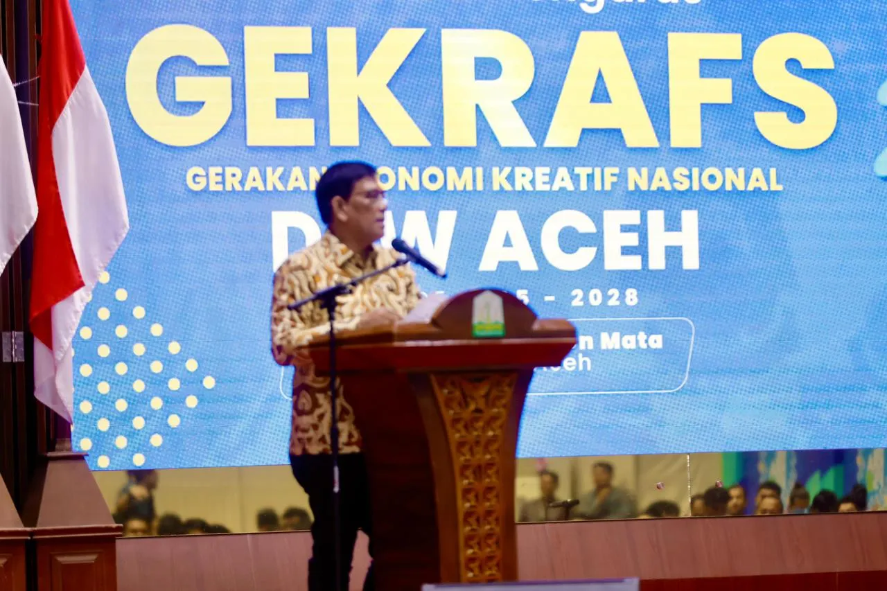 Gubernur Aceh: GEKRAFS Aceh Harus Jadi Penggerak Ekonomi Kreatif Menuju Indonesia Emas