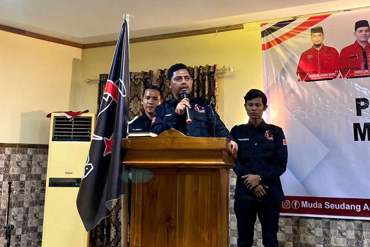 Hasballah Buka Pendidikan Politik Muda Seudang Aceh Besar