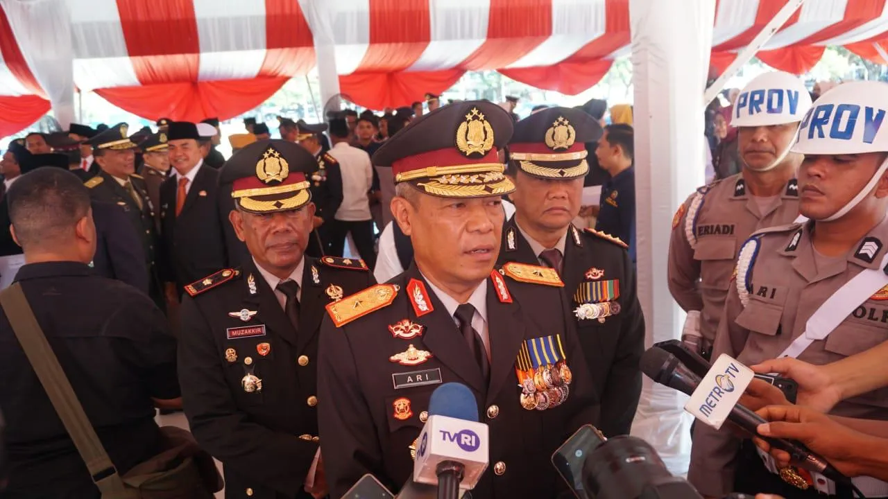 Upacara Hari Bhayangkara di Blang Padang, Wakapolda Aceh: Bukti Polri Dekat dengan Masyarakat