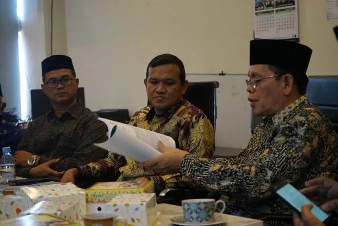 Wakil Gubernur Aceh Temui Sekjen MUI, Bahas Status Tanah Wakaf Blang Padang