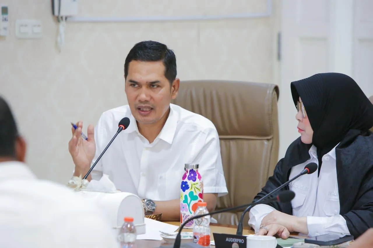 Sekda Aceh Bahas Integrasi Pelayanan RSUDZA Bersama Wali Kota Banda Aceh