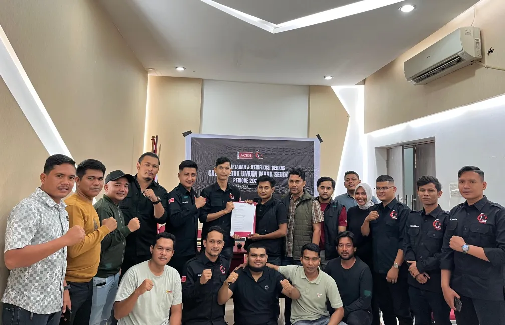 Agam Nur Muhajir Resmi Daftarkan Diri sebagai Calon Ketua Umum DPP Muda Seudang