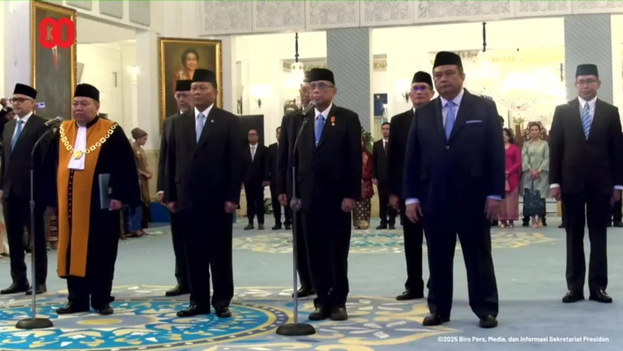 Presiden Prabowo Lantik Wakil Ketua MA Bidang Yudisial dan Sejumlah Pejabat Negara