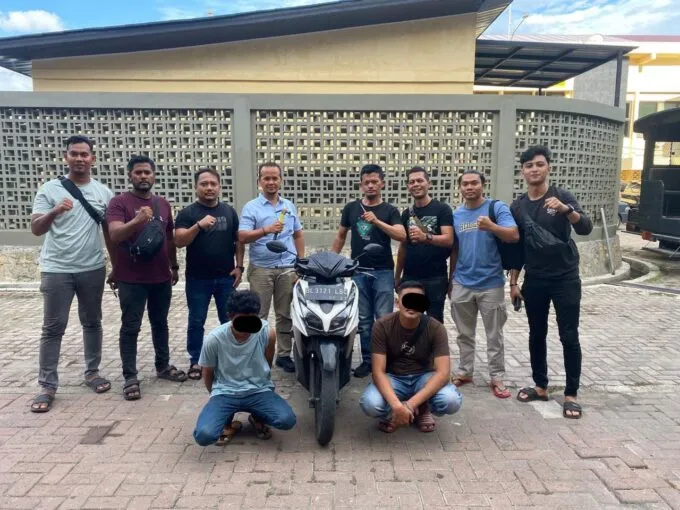 Terima Gadai Motor Curian, IRT Diamankan di Polresta Banda Aceh