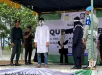 Empat Terpidana Jalani Cambuk di Jantho, Kejari Aceh Besar Tegaskan Komitmen Penegakan Syariat