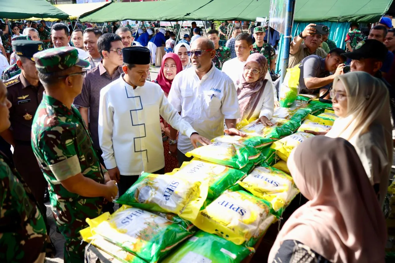 Gelar Pasar Murah, Wagub Fadhlullah Apresiasi Kodam Iskandar Muda