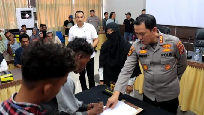 Empat Geng Motor di Banda Aceh Deklarasi Pembubaran Diri