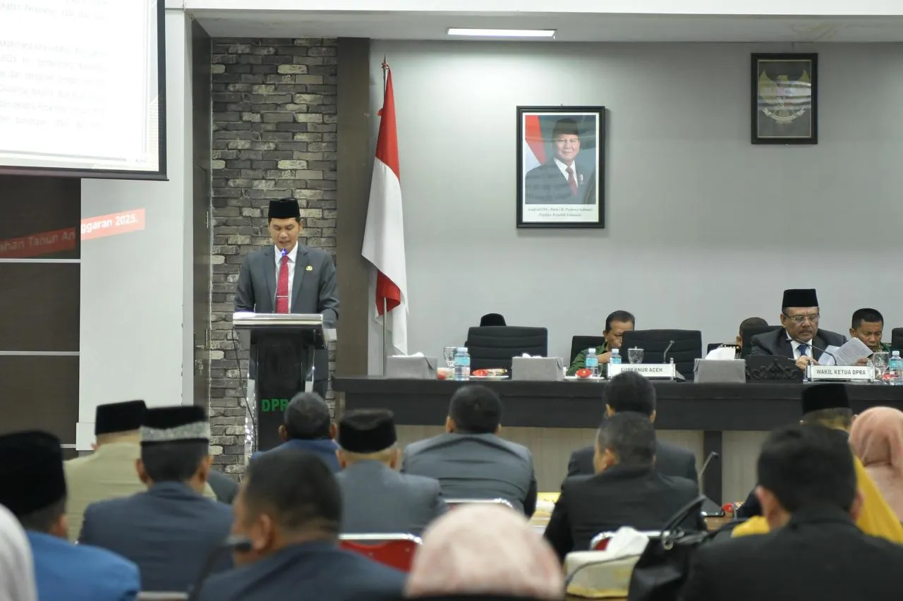 Pemerintah Aceh Sampaikan Nota Keuangan dan Rancangan Qanun Perubahan APBA 2025