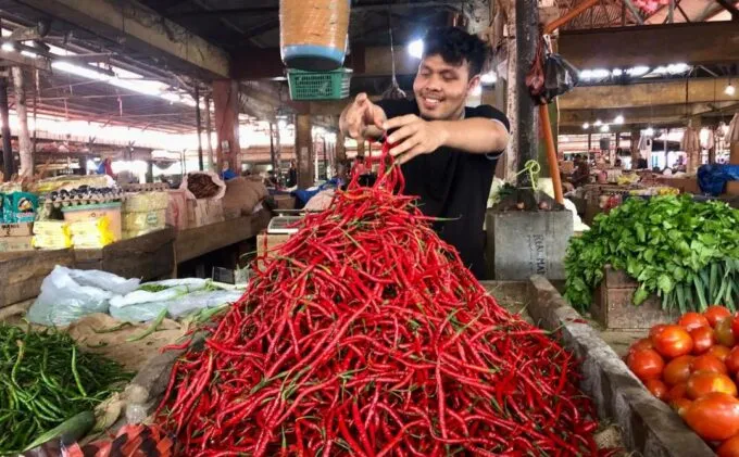 Minim Pasokan, Harga Cabai Merah di Aceh Bertahan Rp85 Ribu