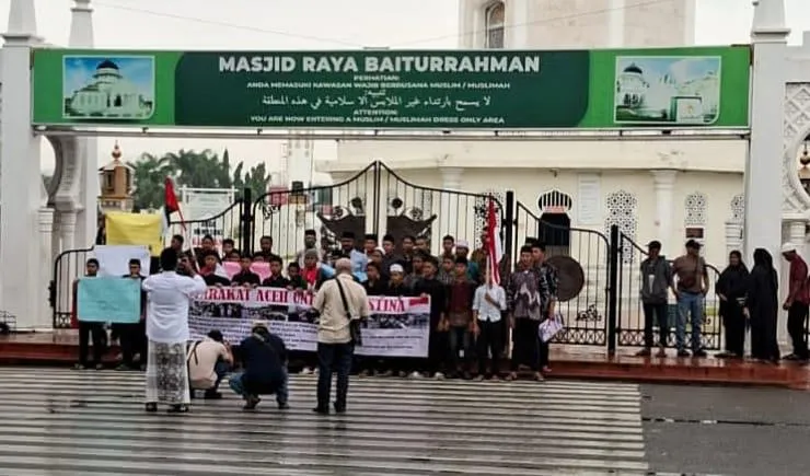 Gelar Aksi Damai, ARABP kembali Suarakan Solidaritas untuk Palestina