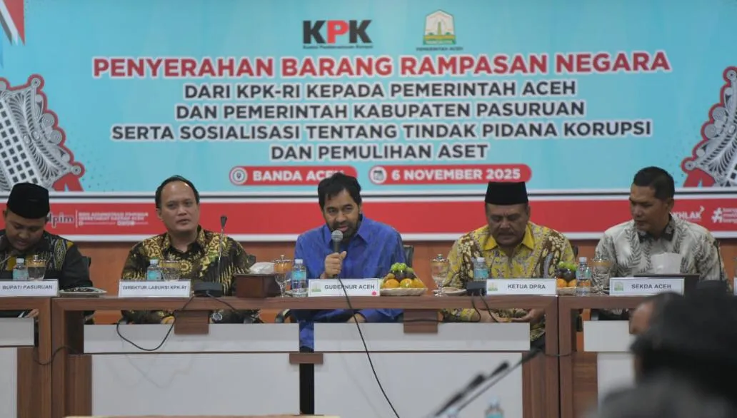 KPK RI Beri Hibah Tanah Rampasan Korupsi untuk Aceh