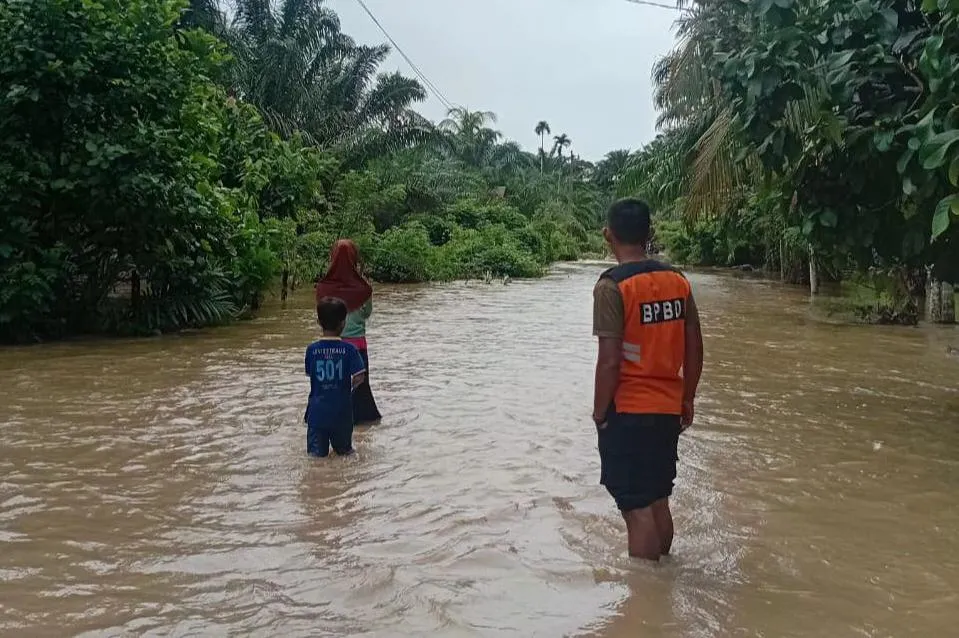 Banjir Rendam Sejumlah Kecamatan di Aceh Selatan, Ketinggian Air Capai 80 Cm