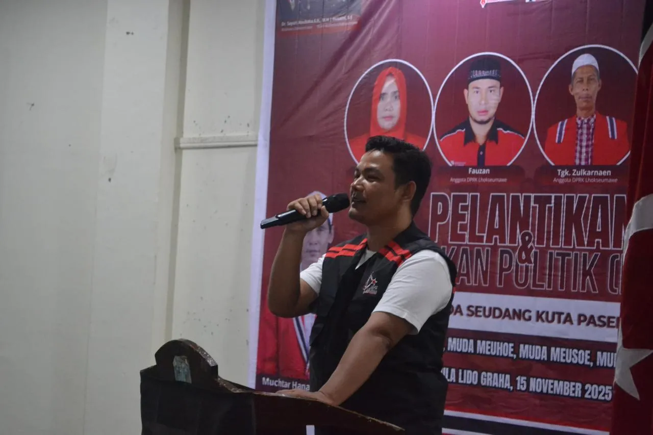 Resmi Dilantik, M. Razie Pimpin Muda Seudang Lhokseumawe