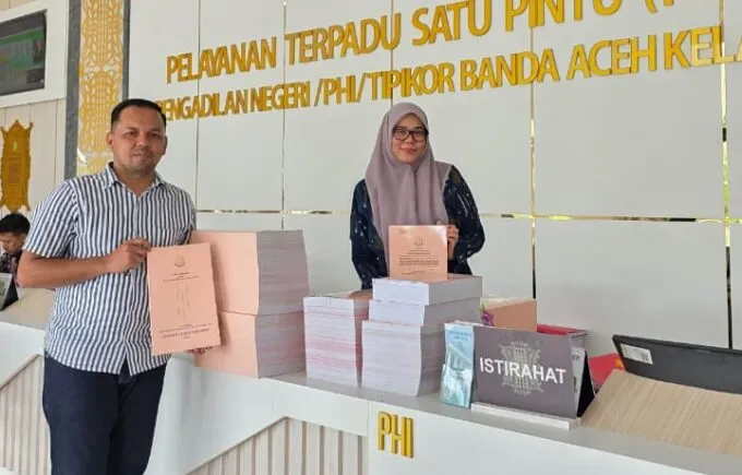 Berkas Korupsi Lima Pejabat BPKD Aceh Barat Dilimpahkan ke Pengadilan Tipikor