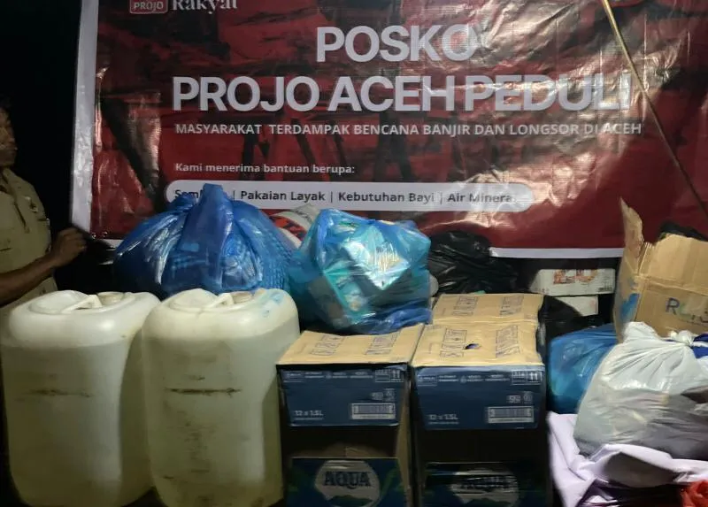 Uluran Tangan Projo untuk Aceh Tamiang