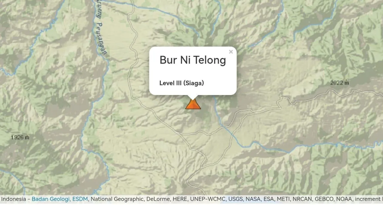 Sejumlah Gempa Terekam di Gunung Bur Ni Telong, Warga Diminta Tetap Waspada