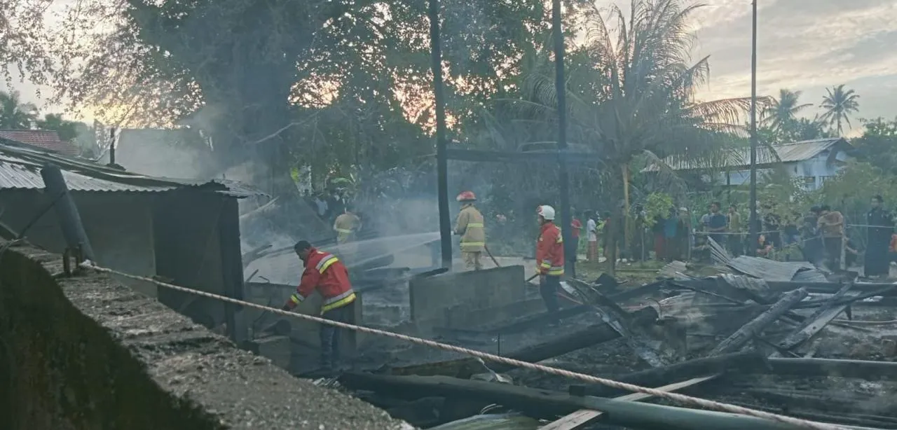 Balai Pengajian di Aceh Besar Ludes Terbakar