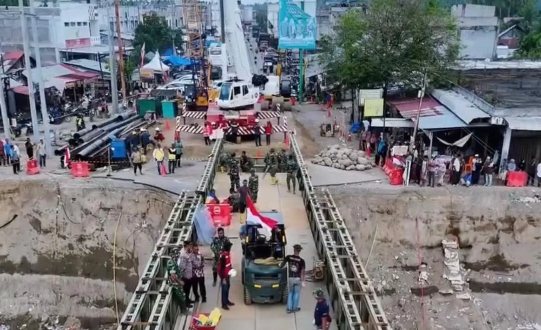 Truk Tronton Dilarang Melintas Jembatan Bailey Kuta Blang, Pemerintah Aceh Siapkan Timbangan