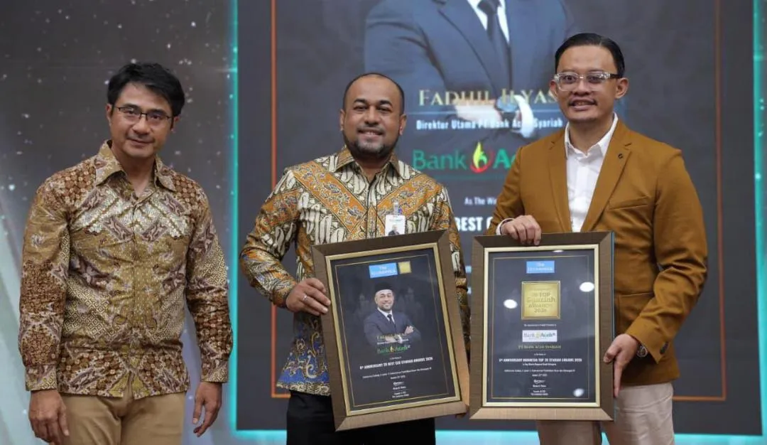 Bank Aceh Raih Top Sharia Regional Bank, Dirut Fadhil Ilyas Dinobatkan Best CEO Syariah