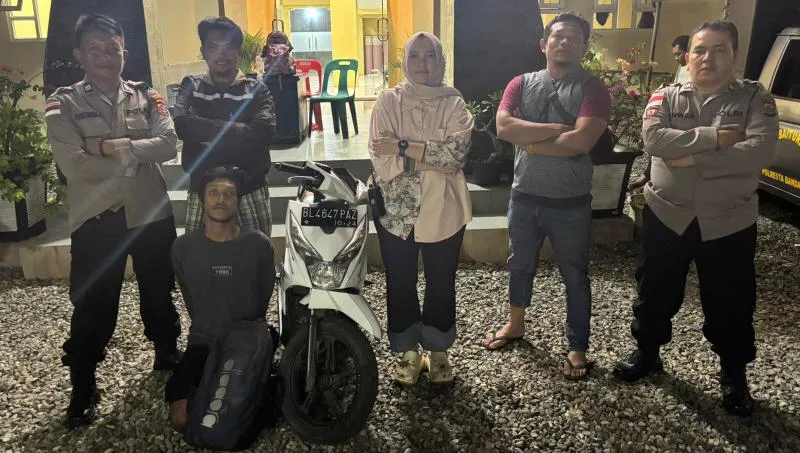 Tak Sampai 1x24 Jam, Dua Pencuri Tas di Depan Apotek Cinta Sehat Diringkus Polisi