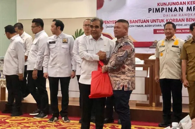 MPR RI Turun ke Aceh, 15 Ribu Paket Bantuan Disalurkan ke Wilayah Terdampak