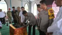 Dek Fadh Dampingi Menko Polkam Resmikan 104 Hunian Tetap di Aceh Utara