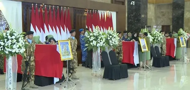 Tiga Jenazah Prajurit Yang Gugur di Lebanon Tiba di Indonesia