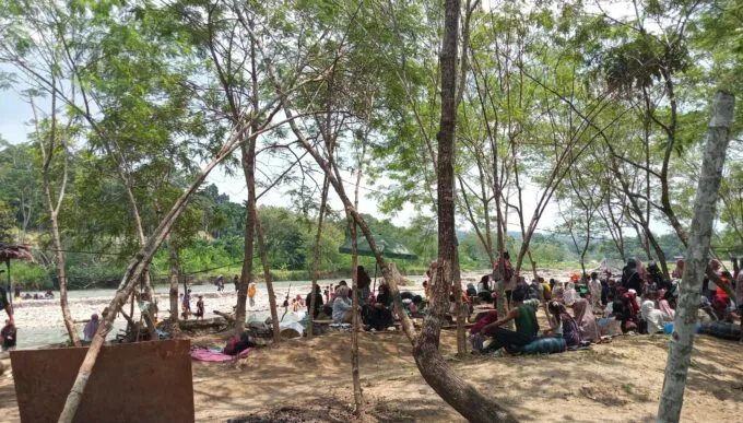 Ramai Saat Akhir Pekan, Pante Bahagia Jadi Primadona Wisata Aceh Utara