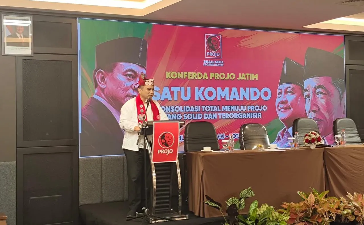 Budi Arie Buka Konferda Projo Jatim, Tekankan Transformasi Jadi Gerakan Rakyat