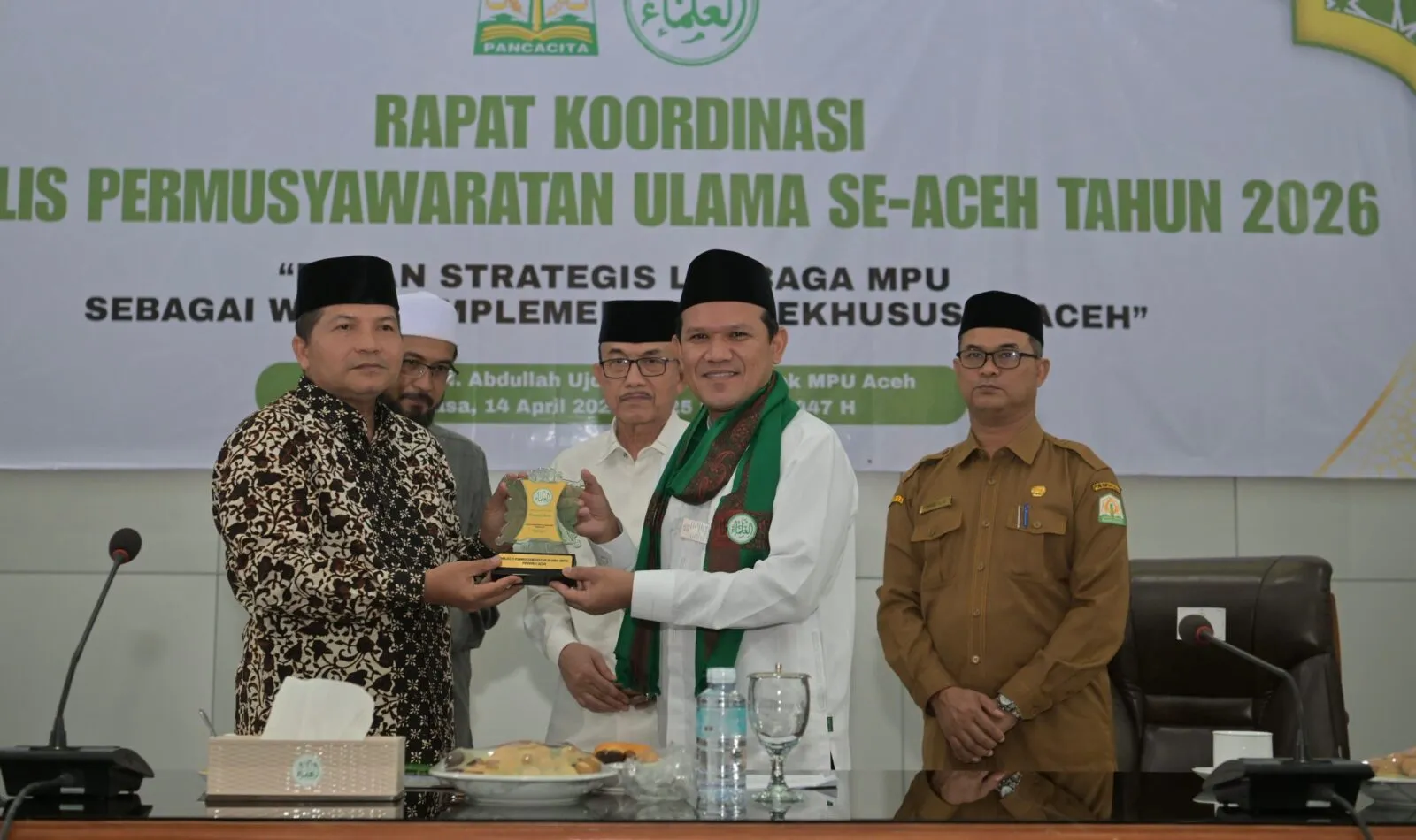 Wagub Aceh Buka Rakor MPU se-Aceh, Minta Jaga Syariat dan Stabilitas Sosial