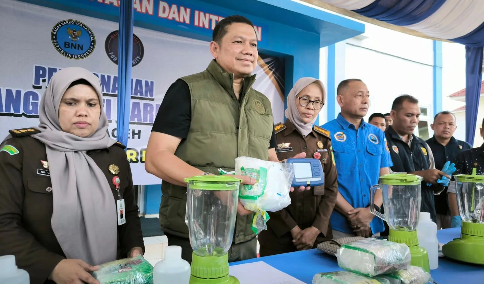 4,9 Kg Sabu Asal Malaysia Dimusnahkan