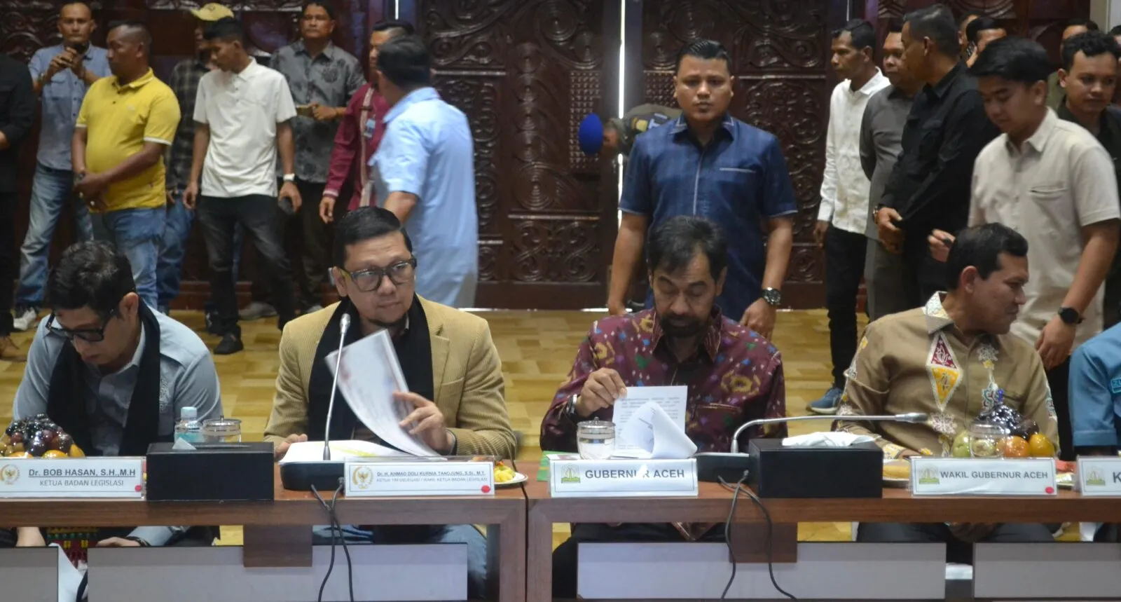 Terima Kunker Baleg DPR-RI, Mualem Dorong Penambahan Otsus hingga 2,5 Persen