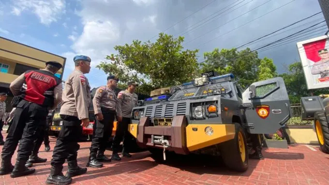 Jelang Mayday, Poresta Banda Aceh Gelar Apel Kesiapan Sarpras