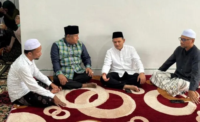 Perkuat Kolaborasi dengan Kalangan Ulama, Dek Fadh Kunjungi Tu Amad, Putra Almarhum Abu Tumin