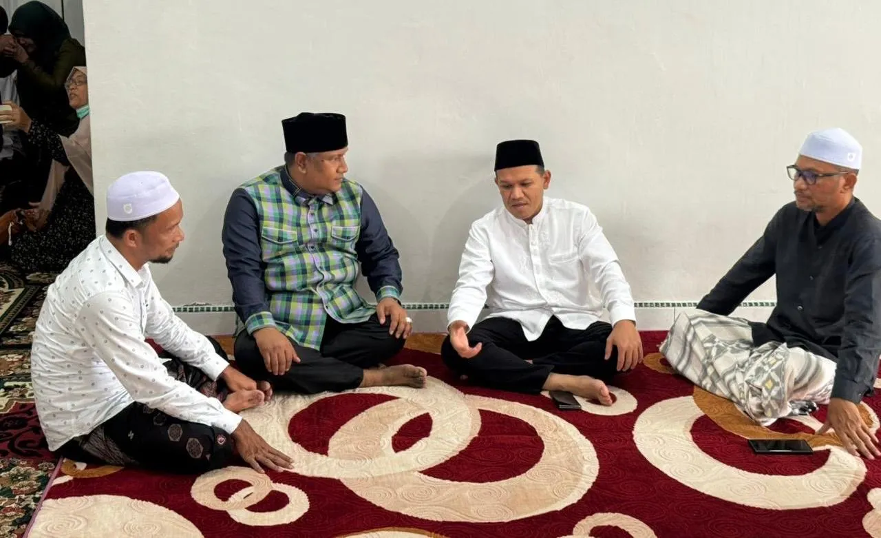 Perkuat Kolaborasi dengan Kalangan Ulama, Dek Fadh Kunjungi Tu Amad, Putra Almarhum Abu Tumin