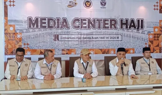 5.426 Jemaah Haji Aceh Berangkat dalam 14 Kloter, Seluruhnya Dilayani Lewat Jalur VIP Bandara SIM