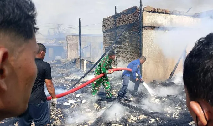 77 Rumah Ludes Terbakar di Lhokseumawe, 251 Warga Terdampak