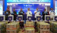 BI dan Polri Musnahkan 466 Ribu Lembar Uang Palsu