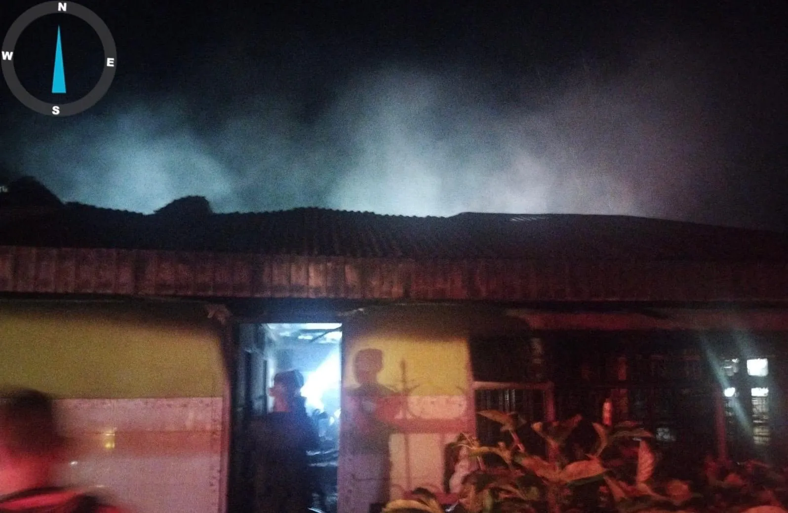 Kebakaran Hanguskan Rumah Kos di Kawasan Darussalam Banda Aceh