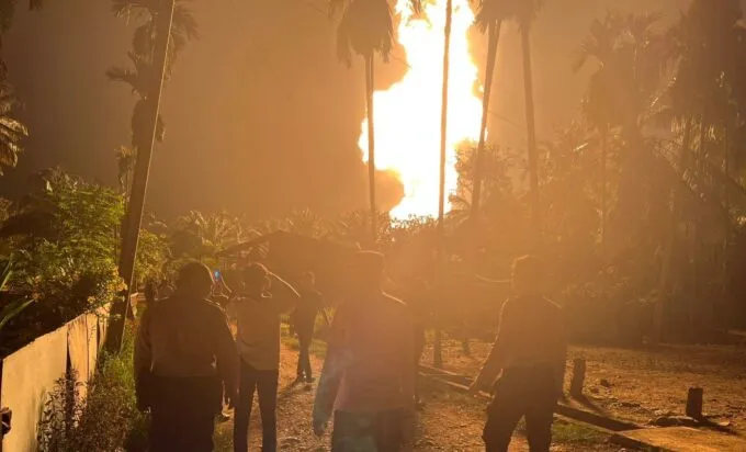 Pengeboran Sumur Irigasi di Aceh Utara Semburkan Gas dan Api Setinggi 75 Meter, Warga Sempat Panik
