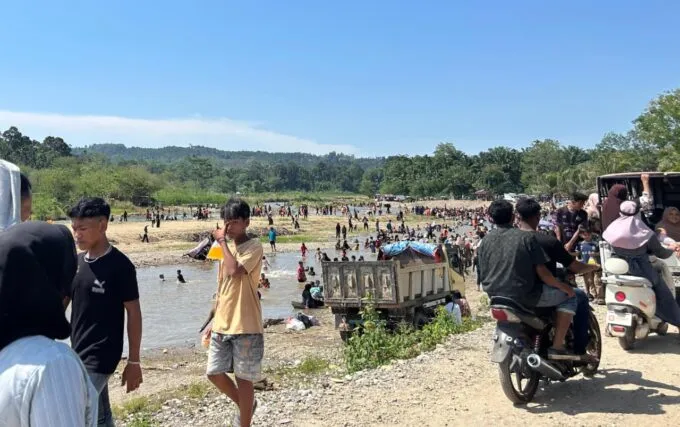Libur Iduladha, Arus Wisatawan Pante Bahagia Paya Bakong Meningkat Tajam